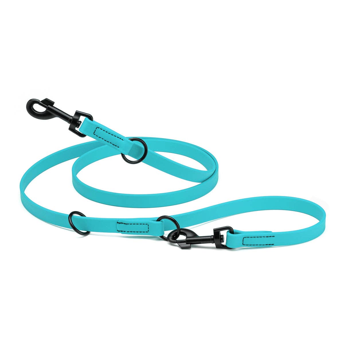 Dogline – wholesale Pet leash – Dog – Biothane Adjustable Multi-Purpose Dog Leash with Black Hardware, 7FT6