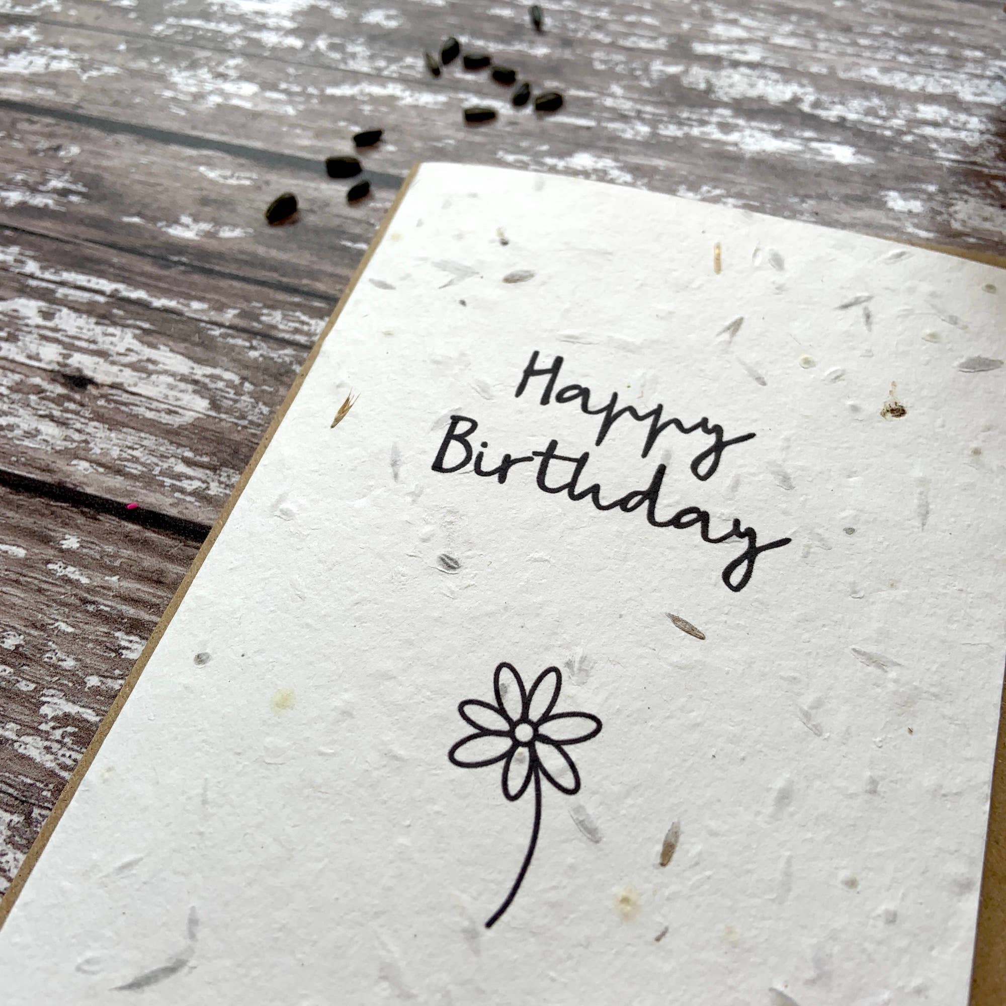 Audrey & Coco – wholesale Birthday card – Happy birthday plantable seed card1