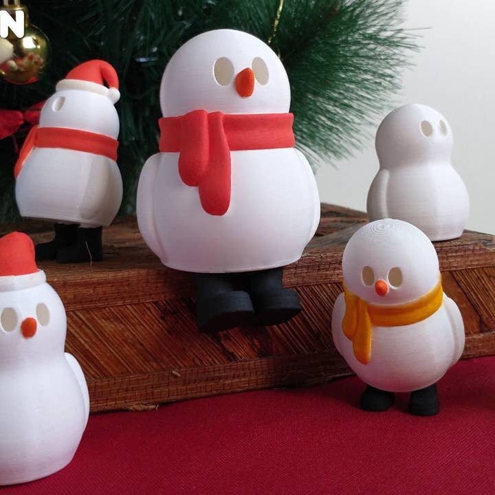 Muñeco de nieve flexible con patas plegables para venta al por mayor de Charles Prints