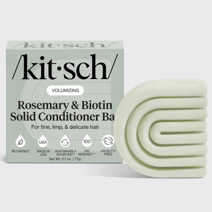 Rosemary & Biotin Volumizing Conditioner Bar for wholesale by KITSCH