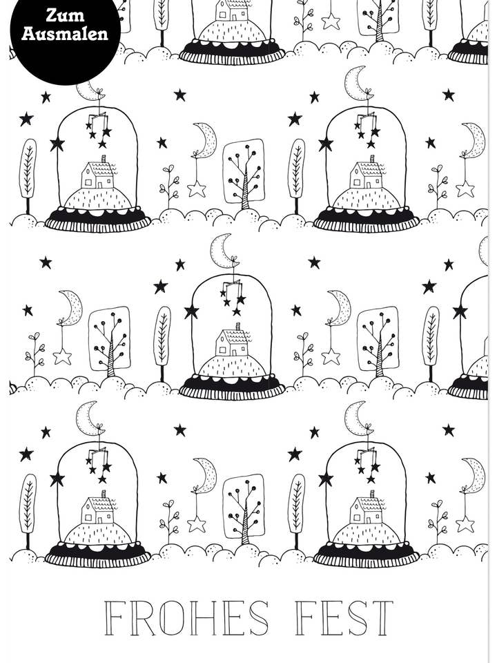 Carte postale de Noël - Joyeux Noël pour la vente par Himmel im Herzen