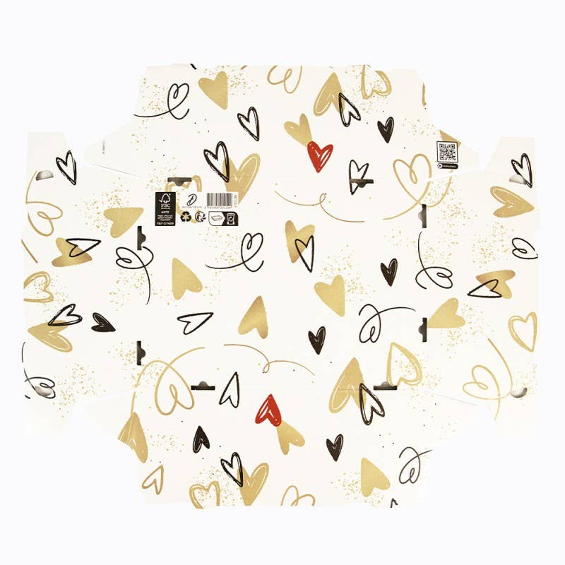 Deffrennes - Wholesale Decorative Tray - Unconditional pattern FSC cardboard flatbed basket2