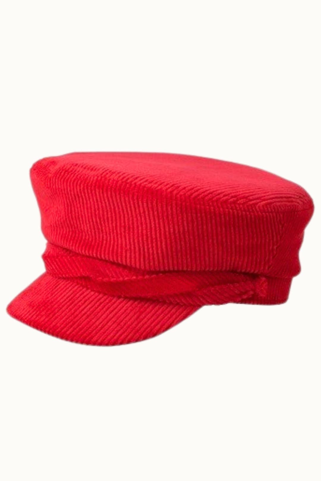 Olive & Pique – wholesale Baseball cap – Unisex – Corduroy Greek Fisherman Hat in Cherry Red or Navy0