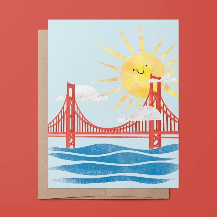 "San Francisco" Greeting Card for wholesale by Sincerely, Rob