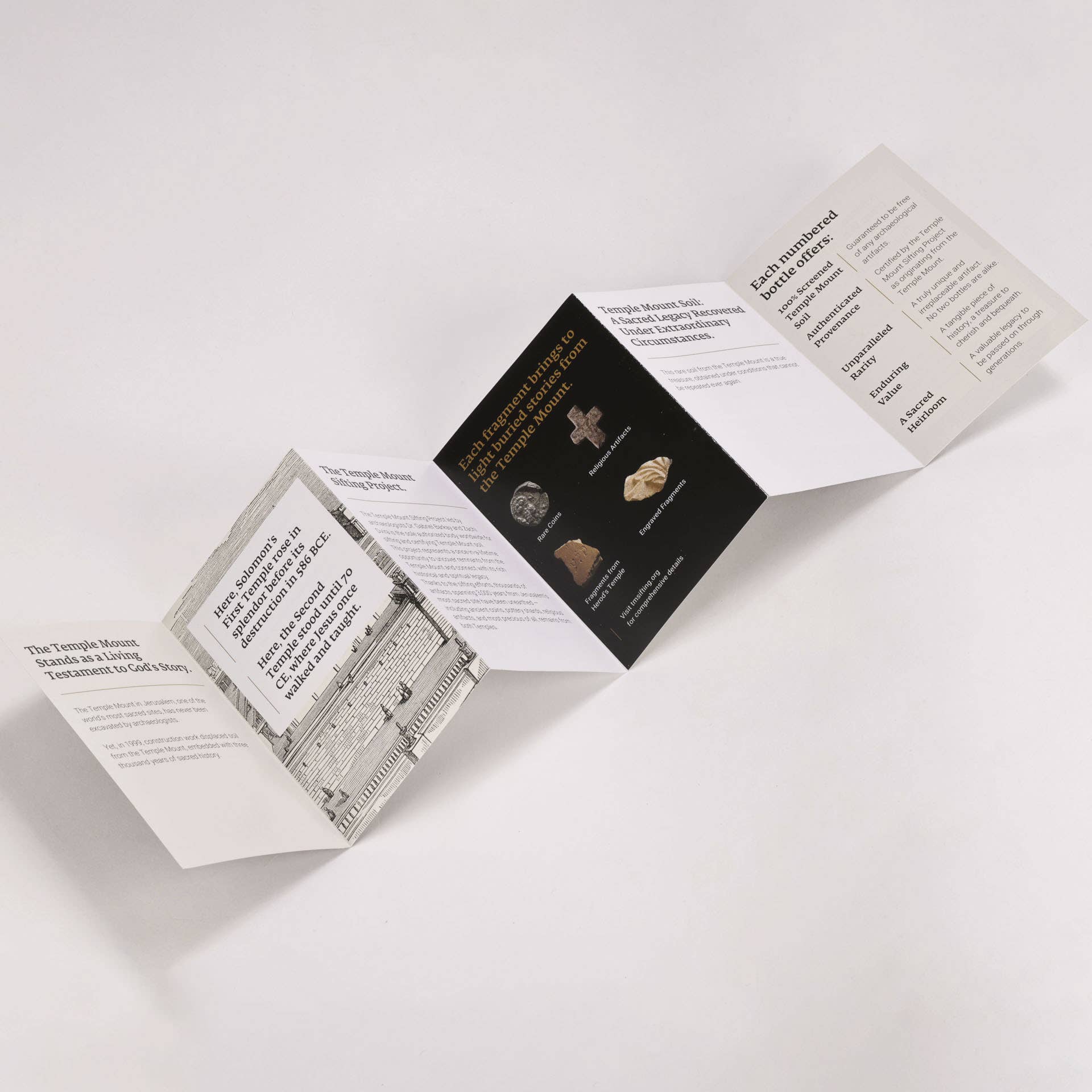 Swanson Christian Products - Wholesale Gift Bag Set/Pack - Temple Mount Soil Boxed Gift Set Black5