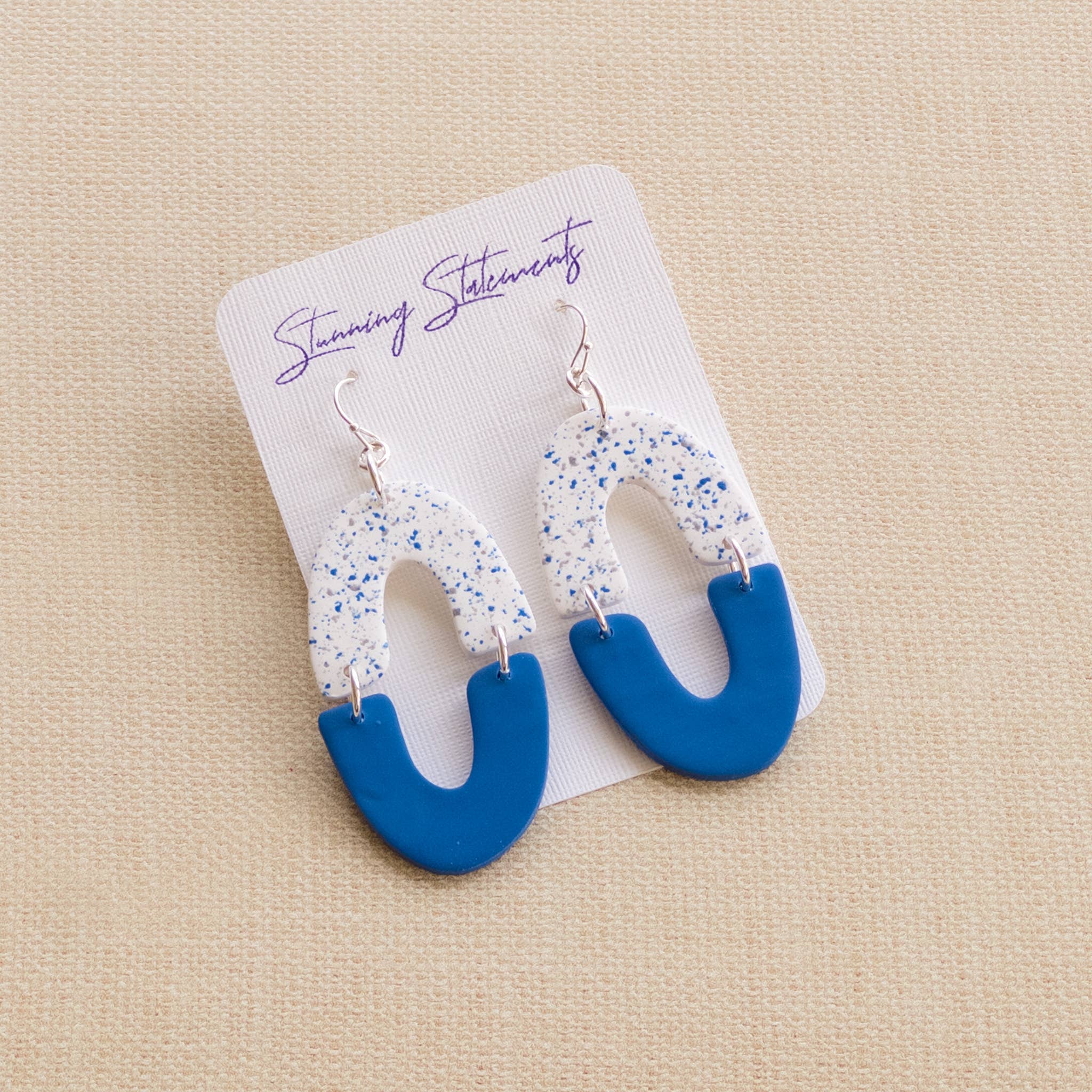 Stunning Statements - Wholesale Dangle Earrings - Giselle Gameday School Spirit Clay Earrings6