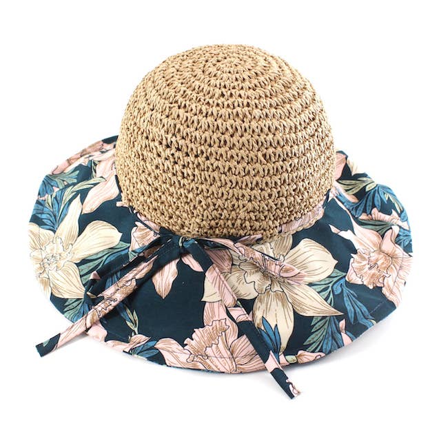 Pretty Persuasions - Vendita all'ingrosso Cappello di paglia - Donna - H24007 Cappello in paglia Gulf Breeze2