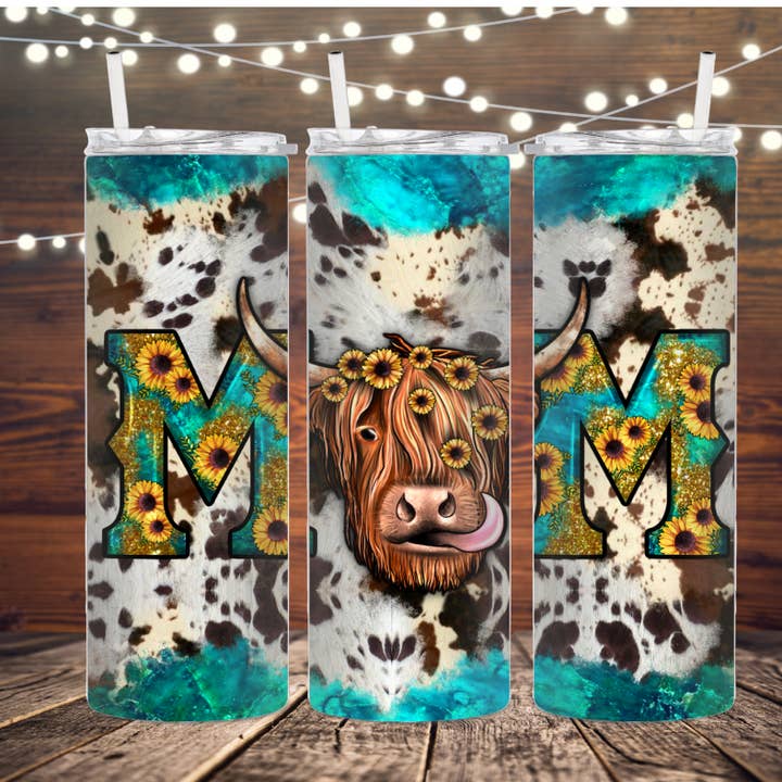 Highland Cow MOM per la vendita all'ingrosso da parte di Kazali Creations