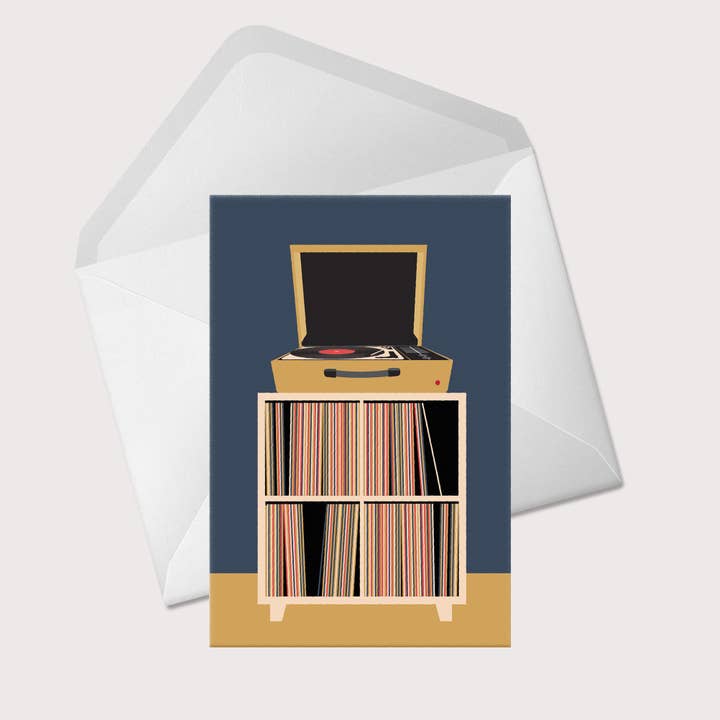 Gail Myerscough - Wholesale Everyday Greeting Card - So Much Vinyl Greeting Card