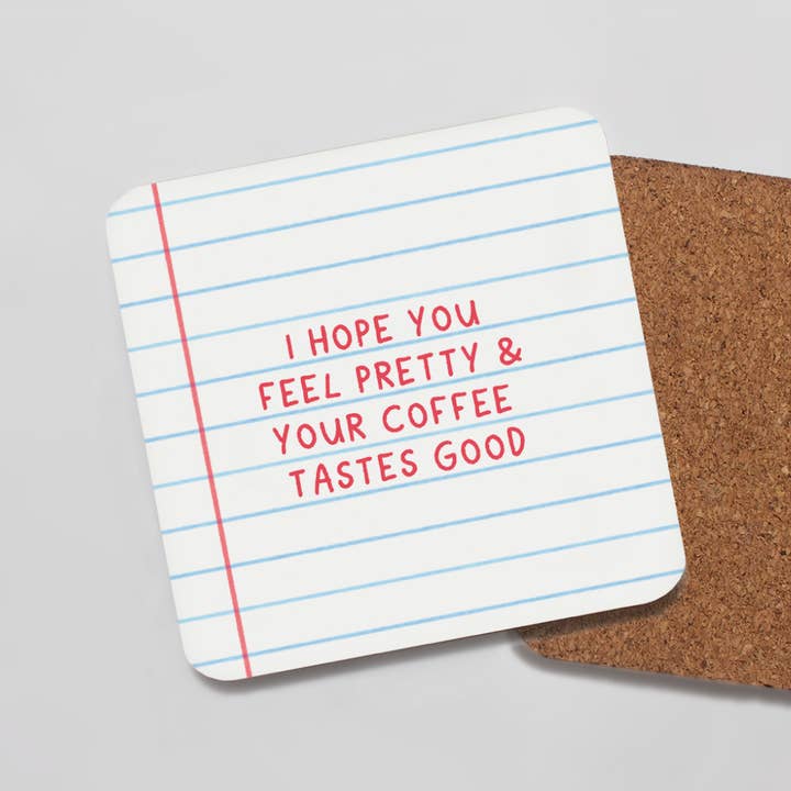 Empowering Coaster - Coffee Drinker Coaster, Pick Me Up Gift for wholesale by Shake The Label