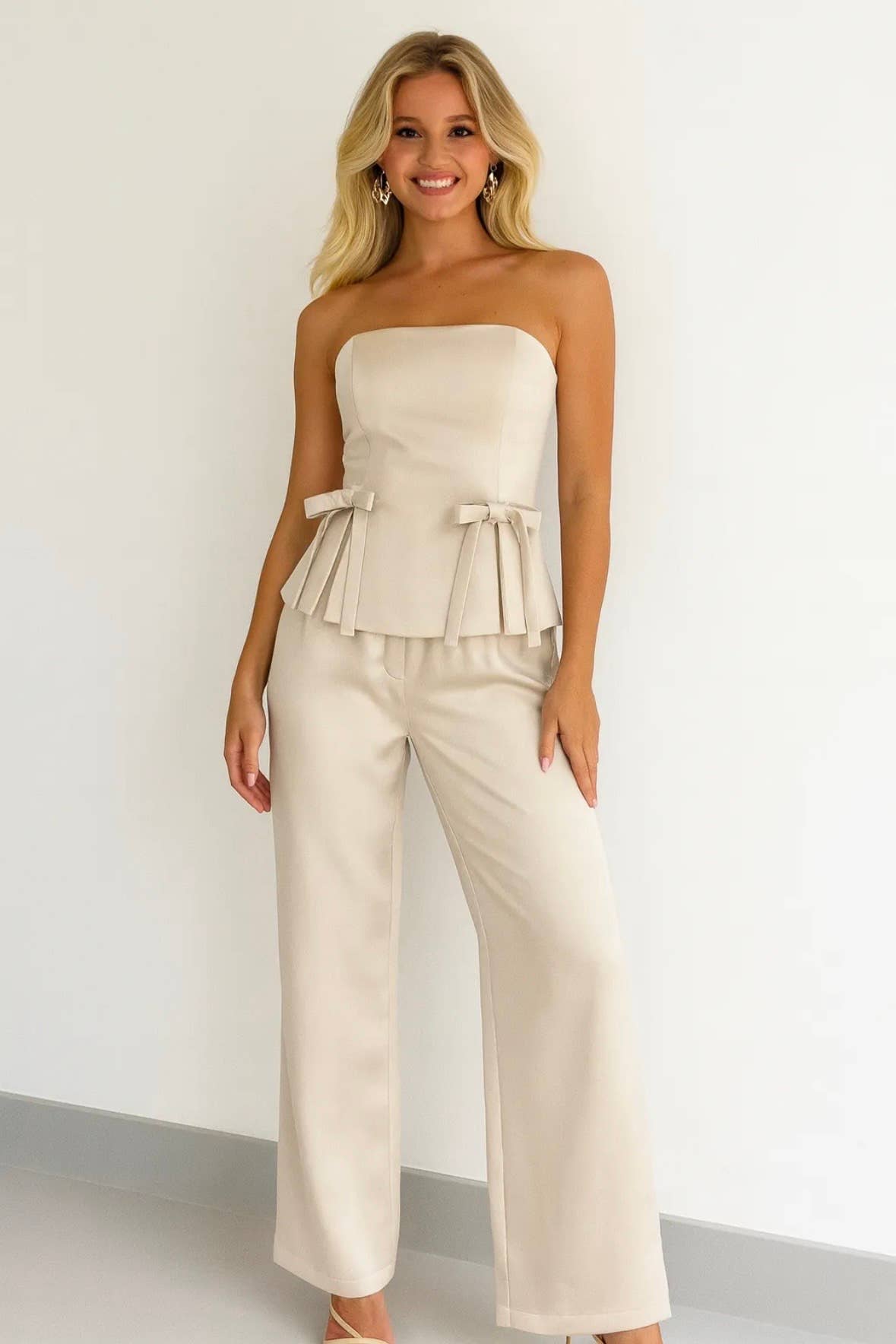 Frime - Wholesale Pants - Women's - Satin trousers - 32561