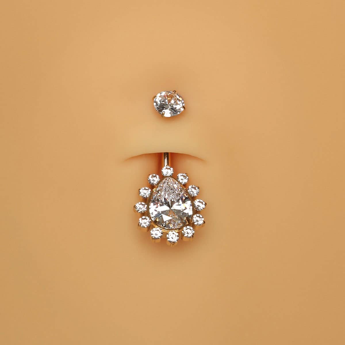 Schmuckgroßhandel - Wholesale Single Earring - Sparkle Belly Piercing | Titanium1