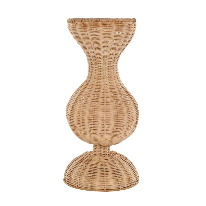 Deco Marché - Wholesale Vase - Farmhouse Brown Rattan Vase3