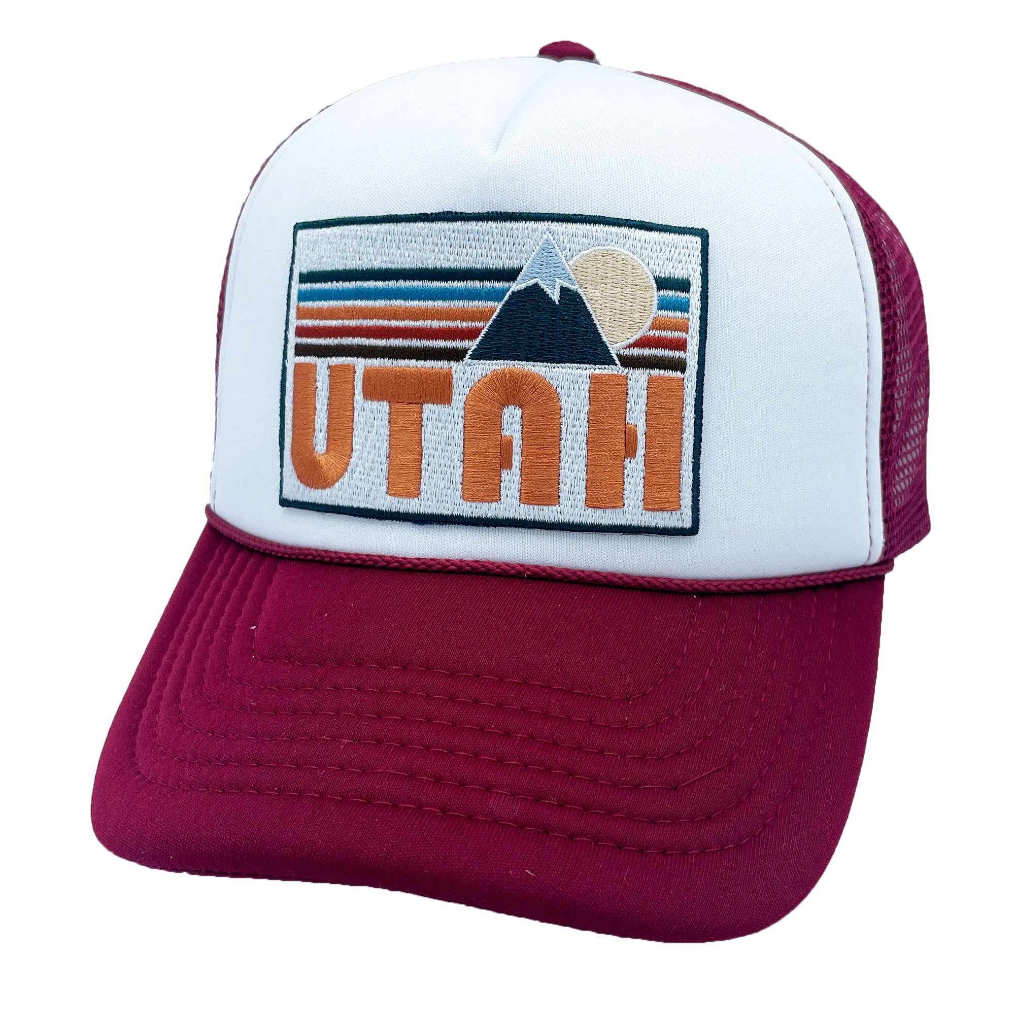 Hey Mountains - Wholesale Trucker Hat - Unisex - Utah Trucker Hat - Retro Mountain4