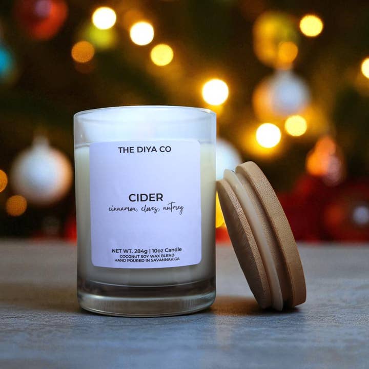 10 oz Cider| Coconut Soy Candle for wholesale by The Diya Co