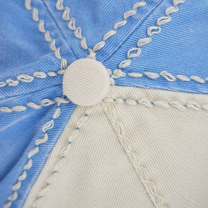 Olive & Pique - Wholesale Honkbalpet - Dames - Sunflower Bejeweled Glitz tweekleurige pet, verstelbaar1