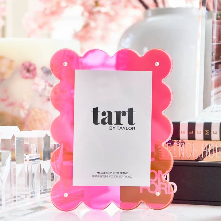 Tart By Taylor - Wholesale Picture Frame - Neon Pink Acrylic Picture Frame