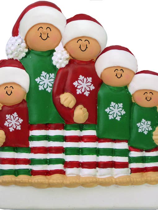 Pajamas: 5 People for wholesale by Ornament Central