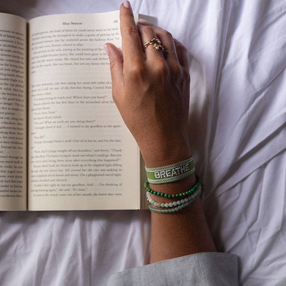 Palas Jewellery - Wholesale Woven/braided bracelet - Breathe Mantra Band11