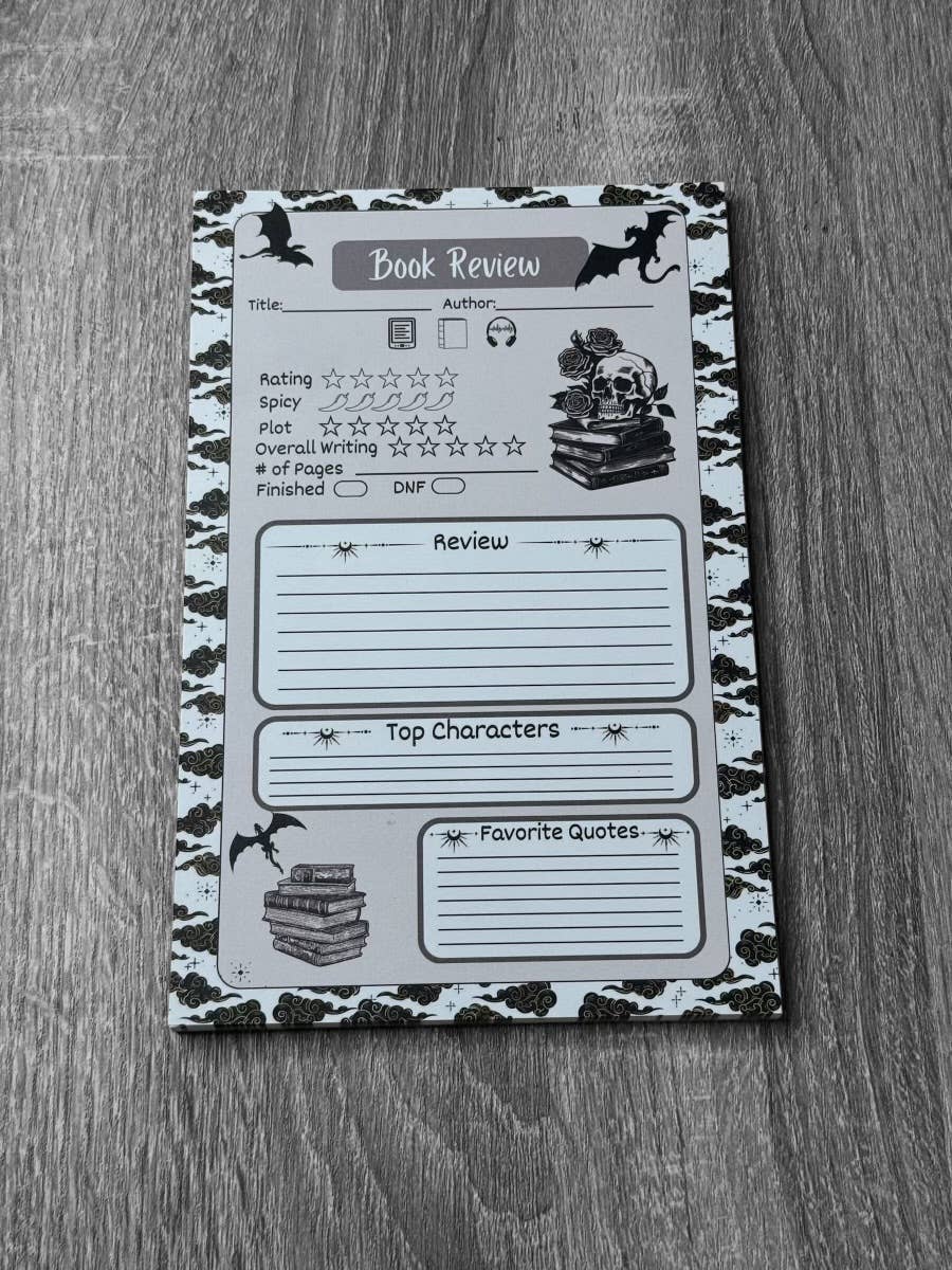 Delonna designs - Vendita all'ingrosso Bloc notes - Blocco note Dark Romance/Fantasy1