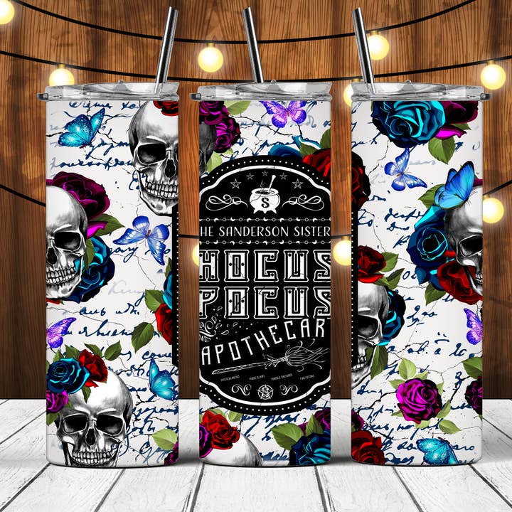 Hocus Pocus - 20oz Skinny Tumbler for wholesale by MT Originals