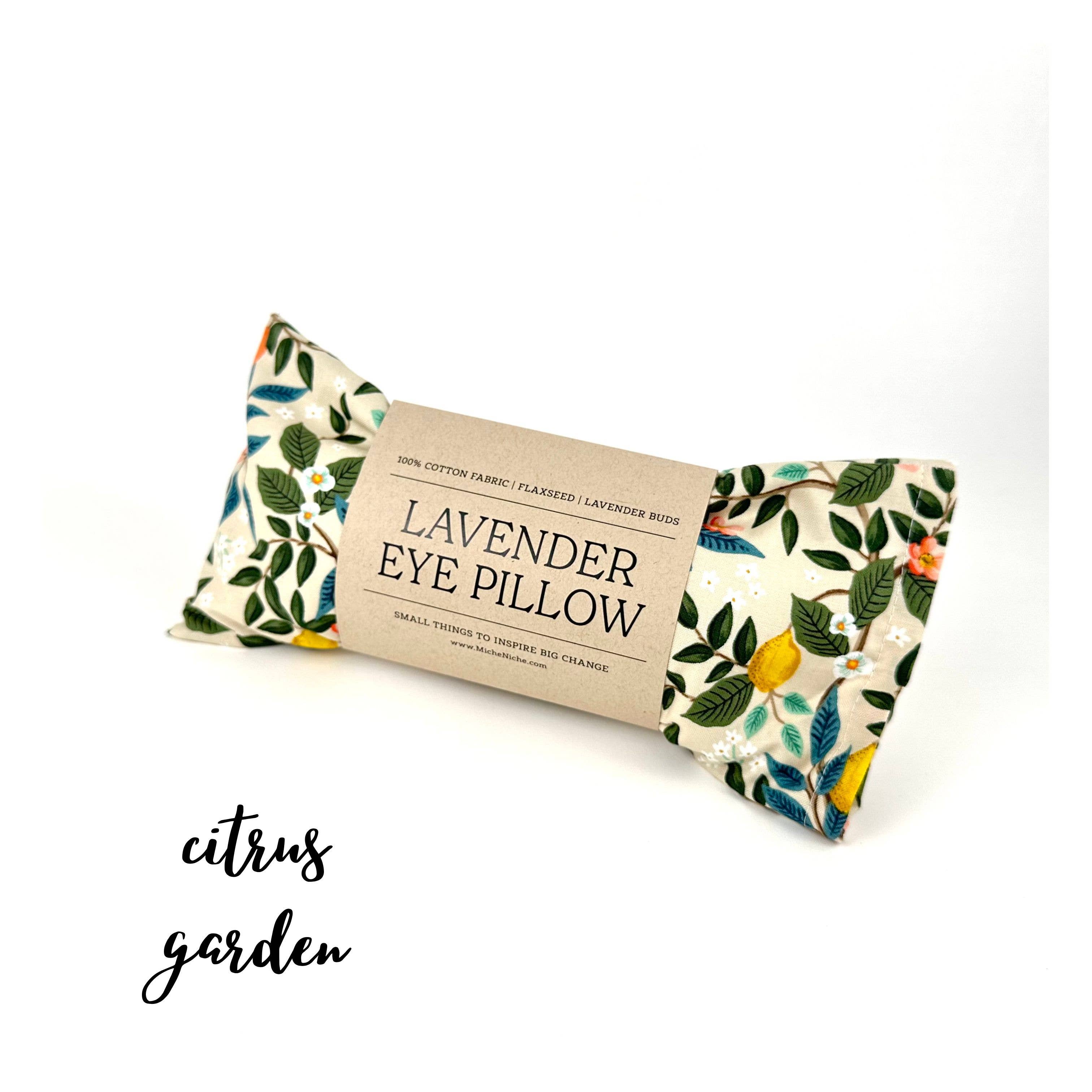 Miche Niche - Venta al por mayor Cojín de spa/terapia - Almohada para ojos color lavanda | Colección Rifle Paper Co2