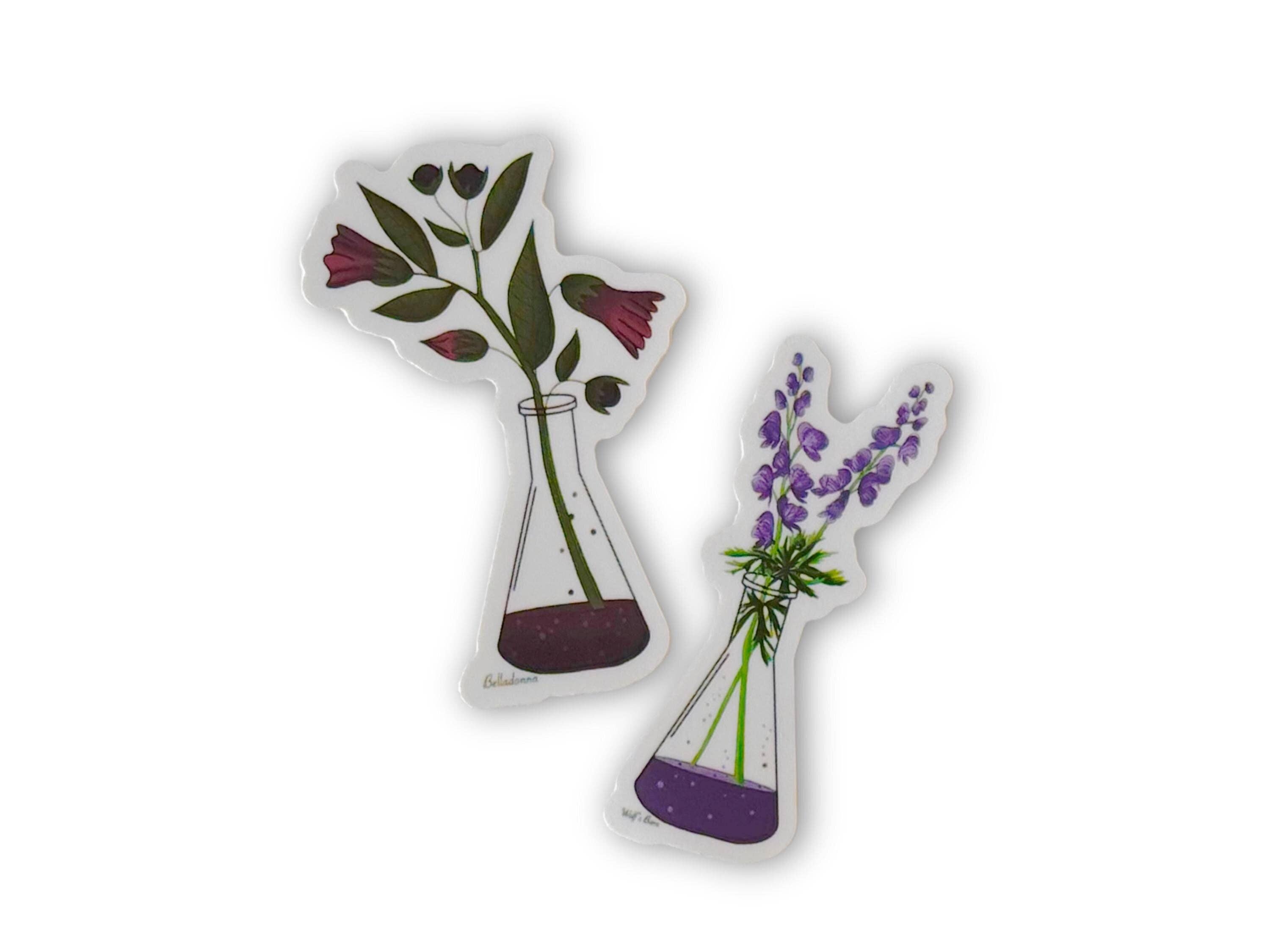 Designed With Hartman - Wholesale Phone & Laptop Stickers - Poisonous flowers | Sticker6
