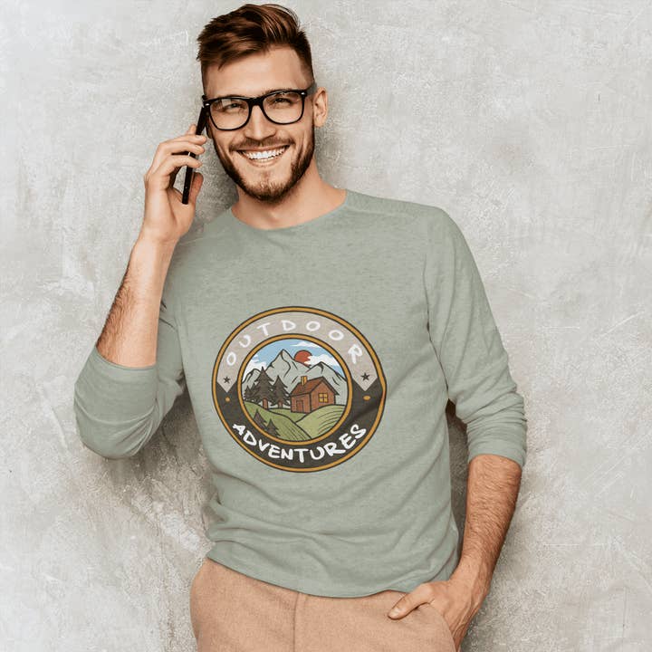 Outdoor Adventure Long Sleeve T-shirt for wholesale by Wombacart