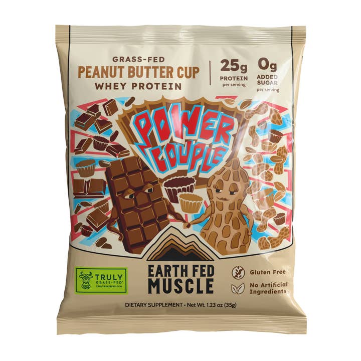 Earth Fed Muscle - Wholesale Protein/Superfood Powder - Single Serving Whey Protein Packs2