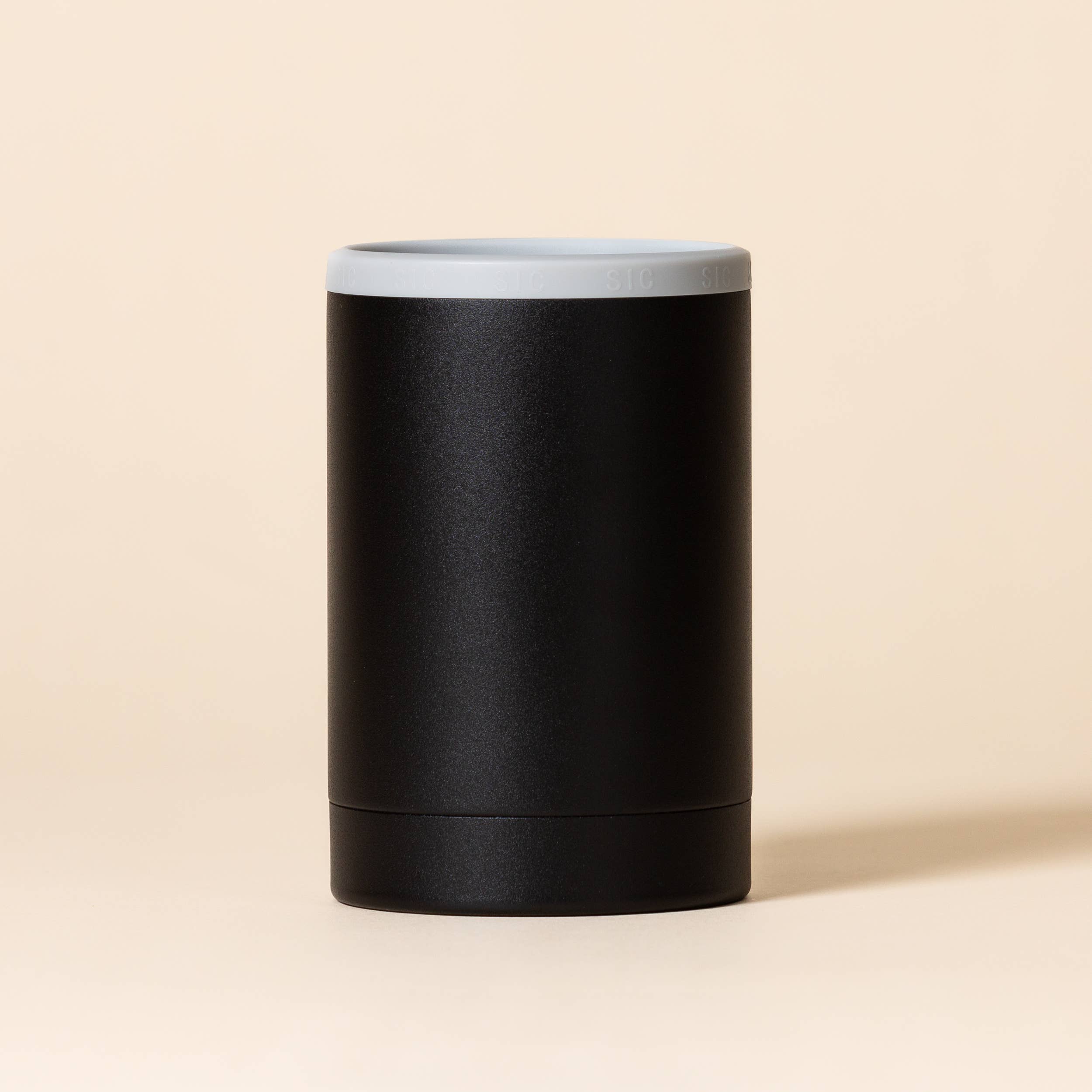 SIC Cups - Wholesale Drink Huggers & Koozies - SIC Can Cooler | Matte Tuff Black