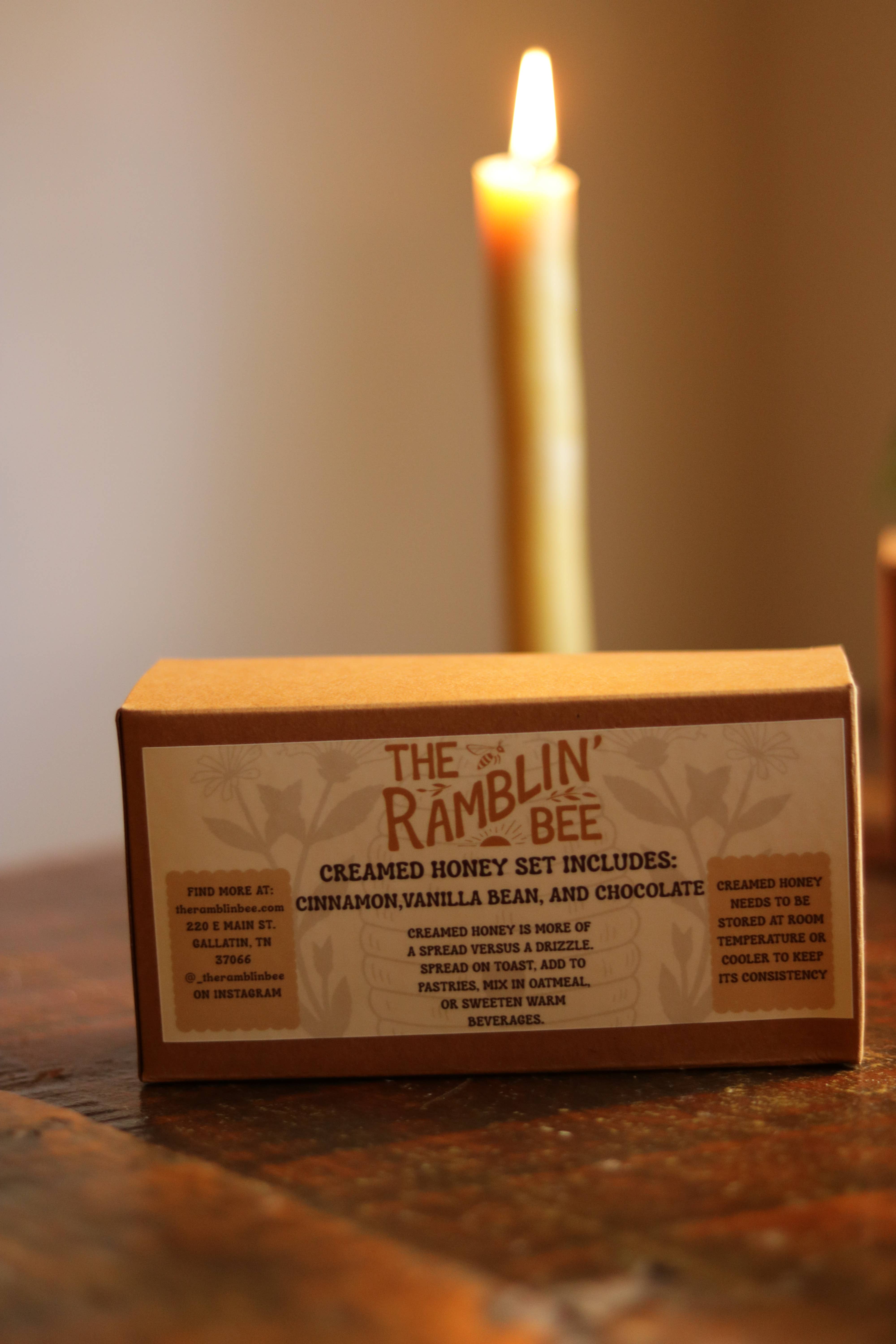 The Ramblin' Bee - Wholesale Honey - Creamed Honey Mini Set- Classics1