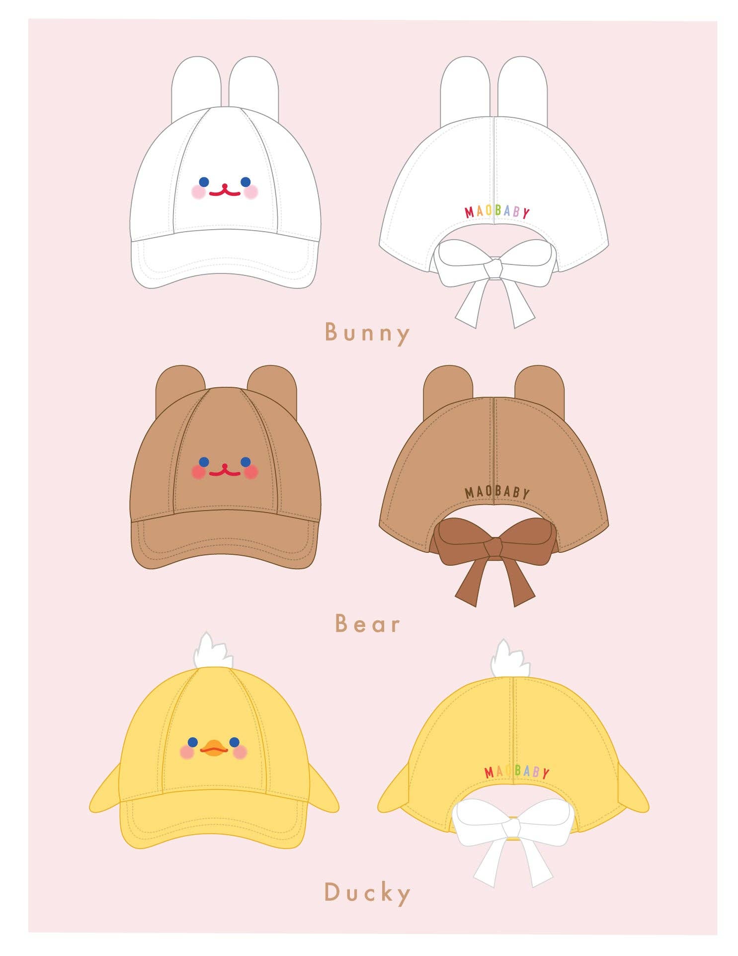 Maobabie - Wholesale Beanie - Kids - Classic Fluffy Animal Caps5