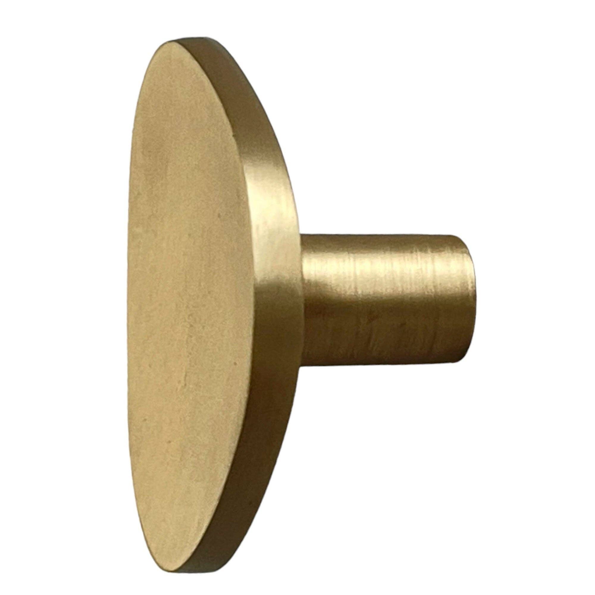 NACH - Wholesale Knob/Pull - Brass Knob, Satin Brass2