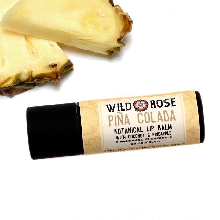 Piña Colada - Natural Lip Balm for wholesale by Wild Rose Herbs