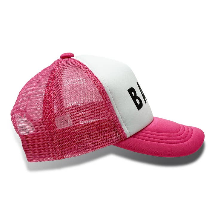 Bubu - Wholesale Trucker Hat - Women's - BABE Hot Pink Trucker Hat