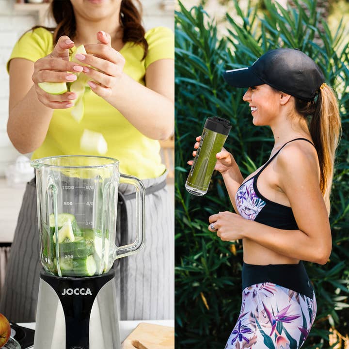 JOCCA – wholesale Blender – Batidora de Vaso de Cristal y Botella Portátil2