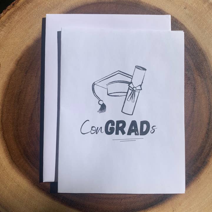 ConGrads | Carte de fin d'études pour la vente par M&M Designs