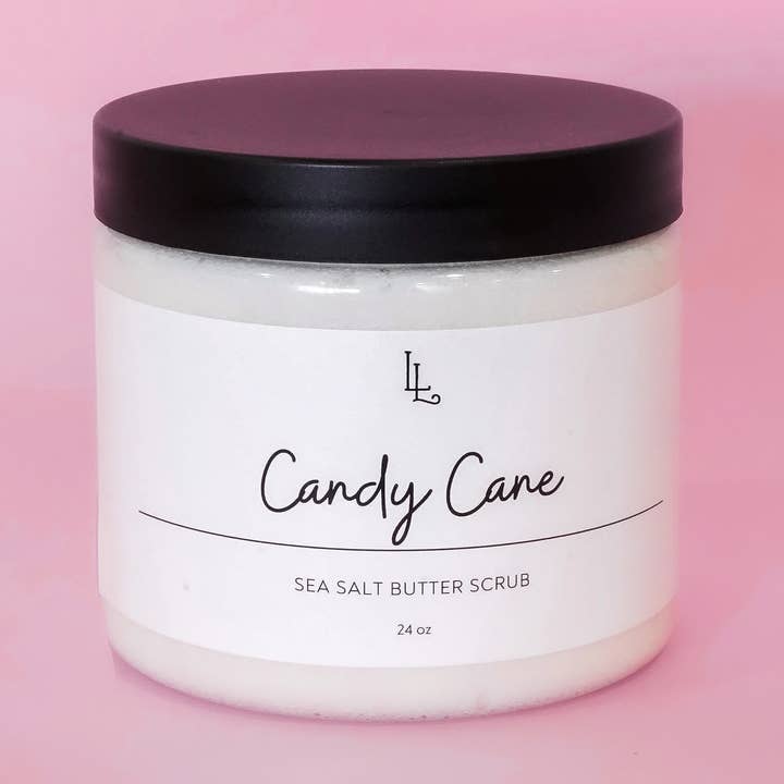 Snoepriet Zeezout Boter Scrub voor wholesale door LOCAL LATHER REFILLERY & SOAP SHOP