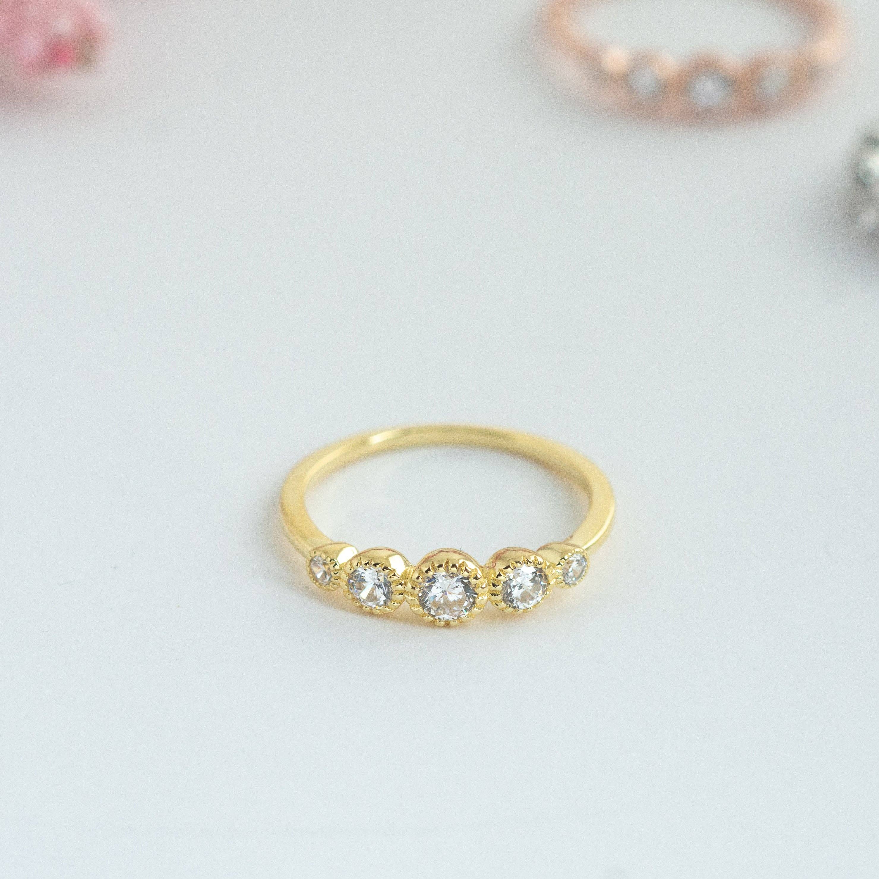 Sami Jewels - Vendita all'ingrosso Anelli multipietra - Anello con castone 56