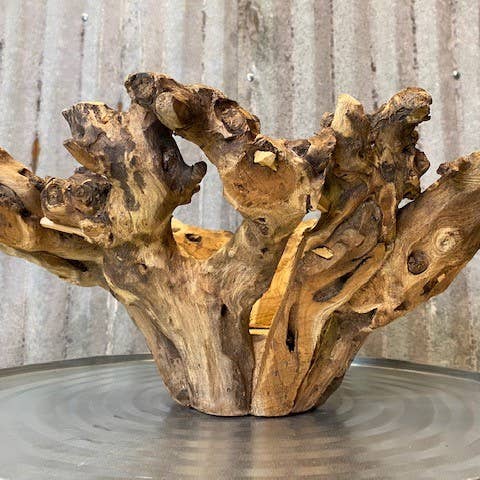 Forever Green Art - Wholesale Decorative Plate/Dish/Bowl - Large Branchy Wood Bowl4