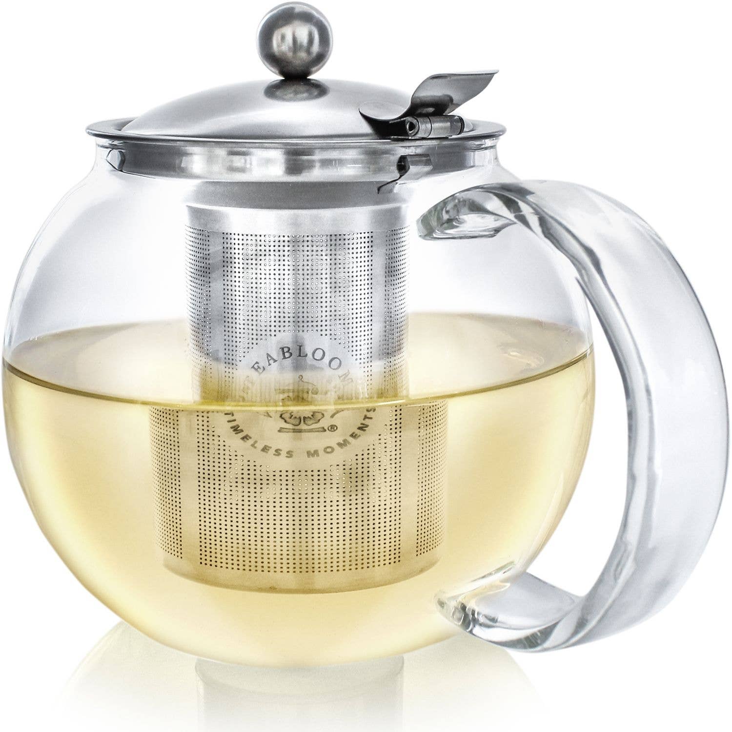 Teabloom - Vente Service à thé - Théière Teabloom Classica et quatre tasses en verre isothermes2
