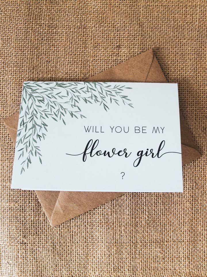 Vil du være min brudepige kort? for engroshandel hos Daisy & Joy Design