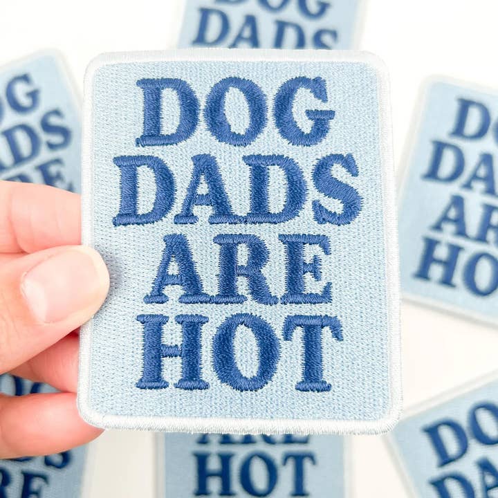 Field Trip Threads - Wholesale Patch - Dog Dads Are Hot Patch – Funny Iron On Patch for Dog Lovers2
