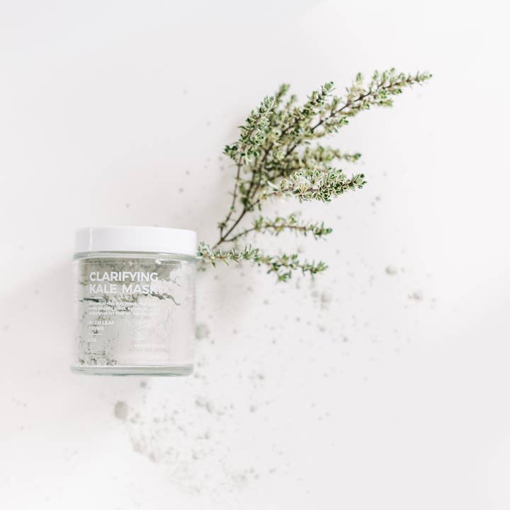 Brown and Coconut - Wholesale Skincare Face Mask - Clarifying Kale Mask