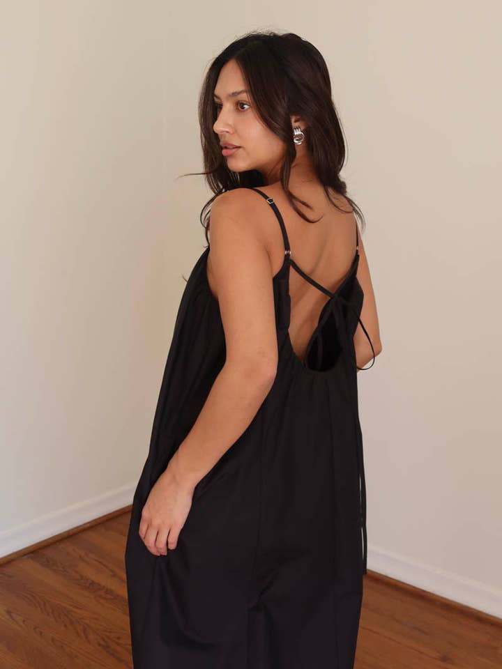 Black A-Line Maxi Dress for wholesale on Faire