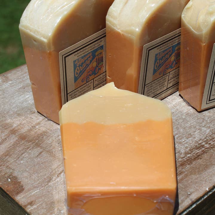 Wicked Bubbles LLC - Wholesale Bar Soap - Blue Mountain Brewery - A Hopwork Orange beer soap1