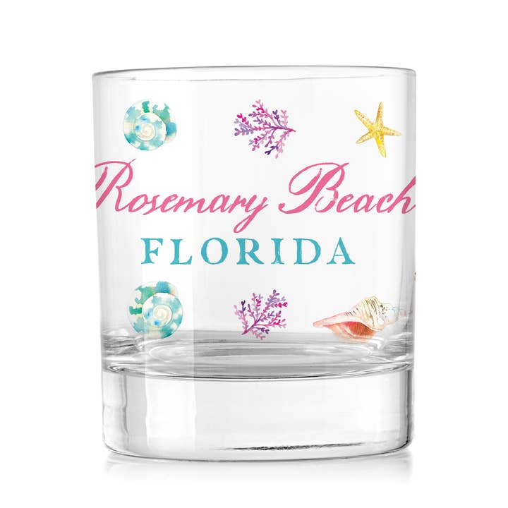 Love Local - Wholesale Cocktail/Liquor Glass - Rocks Glass, Bourbon, Name Drop, Custom City, Beach Resort