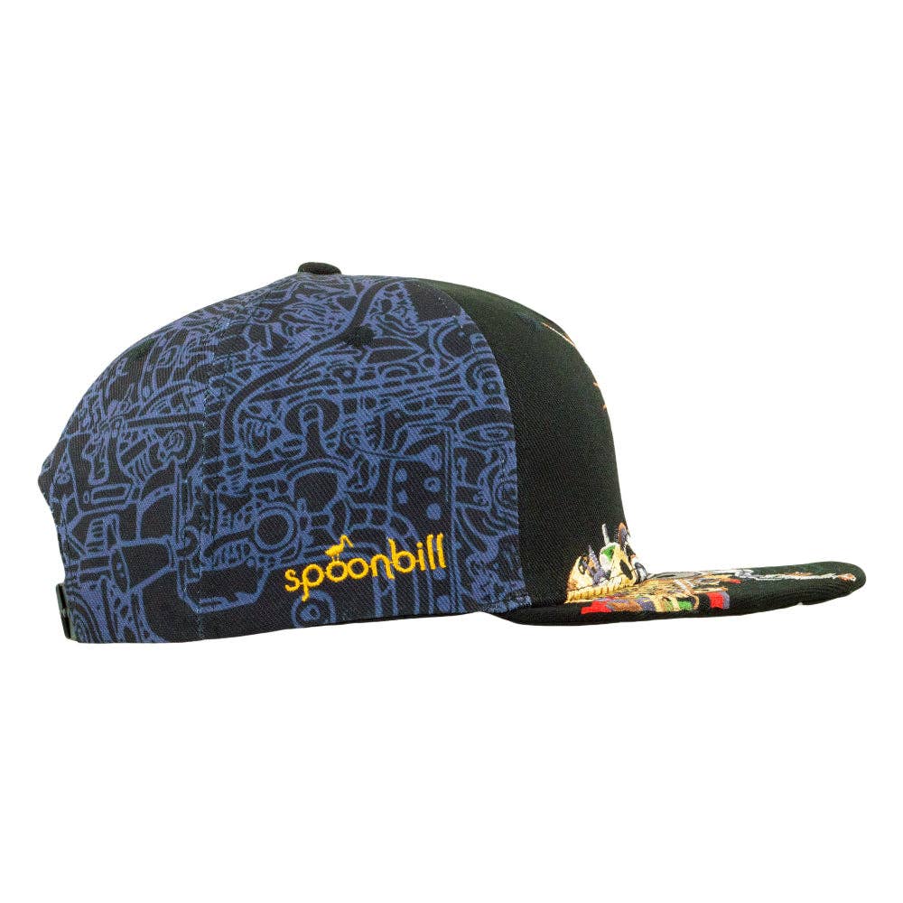 Spoonbill Black Snapback Hat for wholesale on Faire2