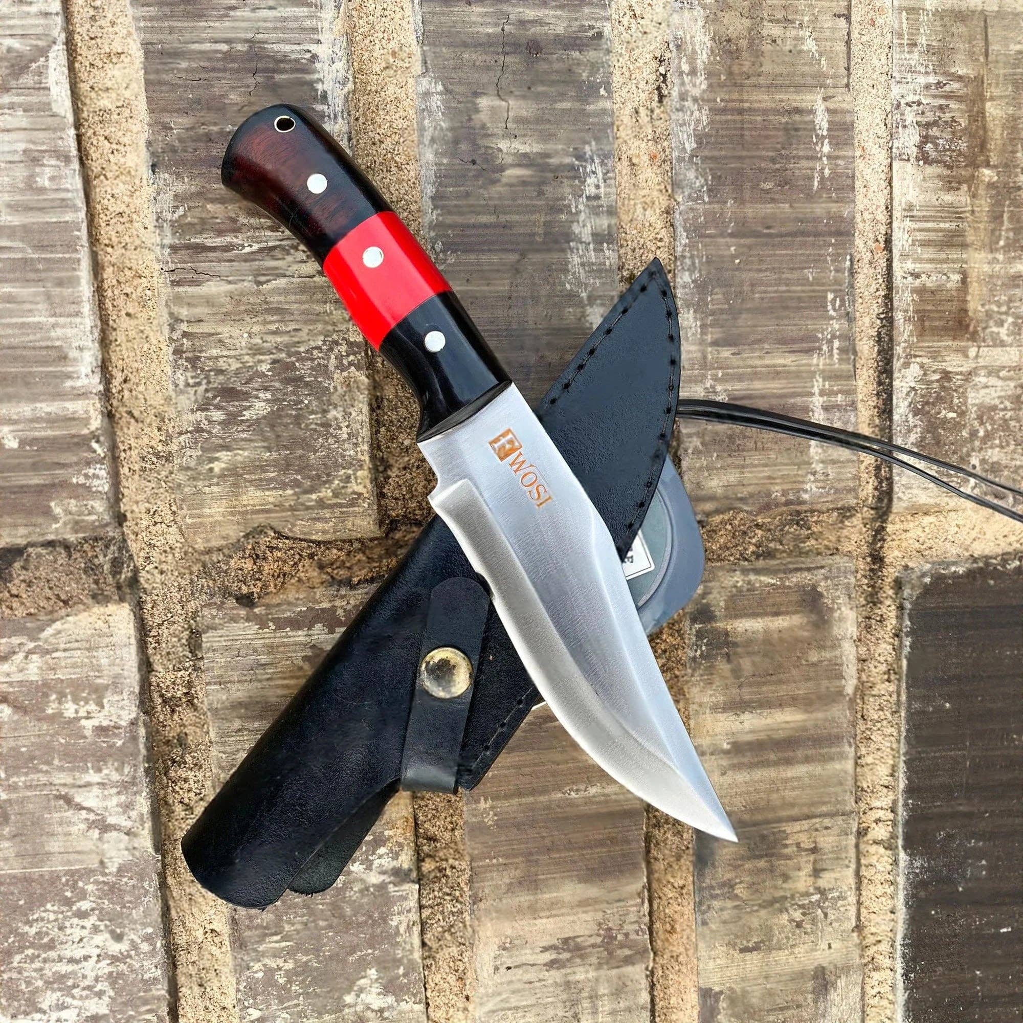 Fwosi - Wholesale Keukenmes - 5 Inch Turkse Clip Point Bowie Mes, Gepersonaliseerd Chef- & Keukenmes2