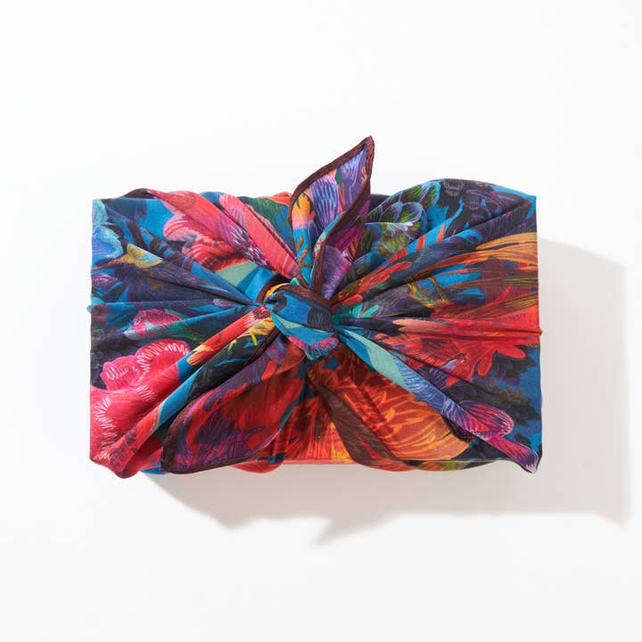 Wrappr - Wholesale Flat Wrap - Rosebud | 18" Mulberry Silk Furoshiki Wrap